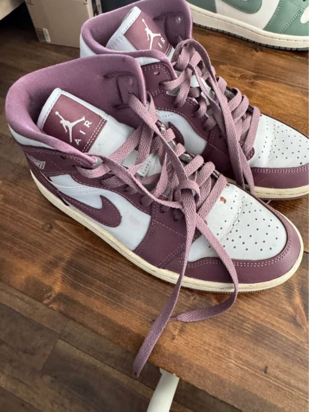 Mauve High Air Jordan's
